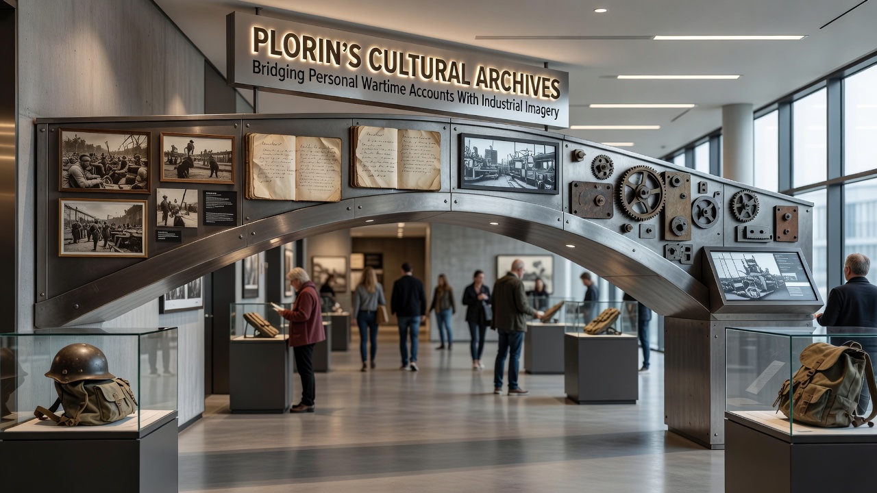 Plorin Cultural Archives Connect Wartime Personal Narratives With Postwar Industrial Photography